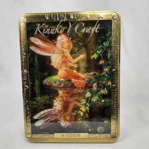 New Master Pieces Tin Case Kinuko Y. Craft "Claire's Wings" 1000 pc Puzzle 2016‎
